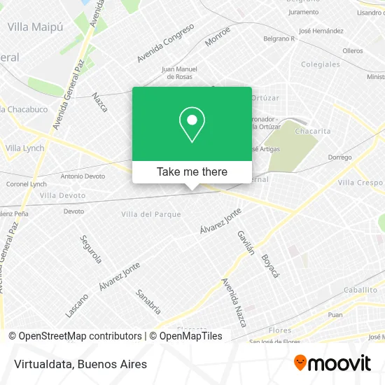 Virtualdata map
