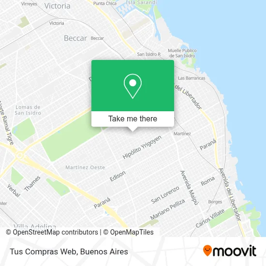 Tus Compras Web map