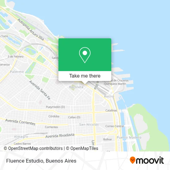 Fluence Estudio map