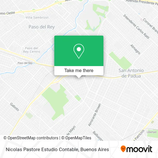 Nicolas Pastore Estudio Contable map