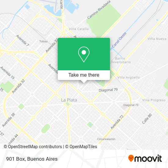 901 Box map