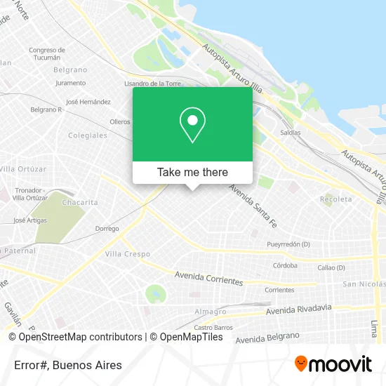 Error# map