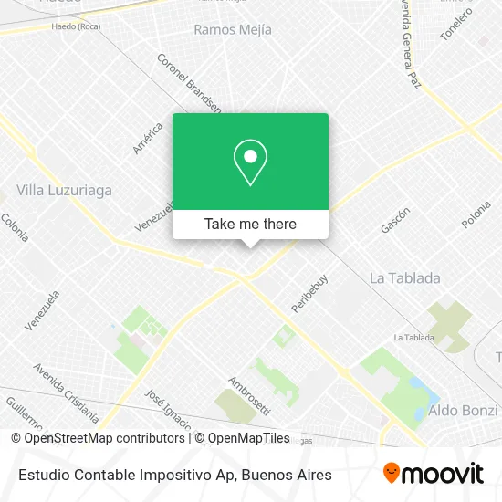 Estudio Contable Impositivo Ap map