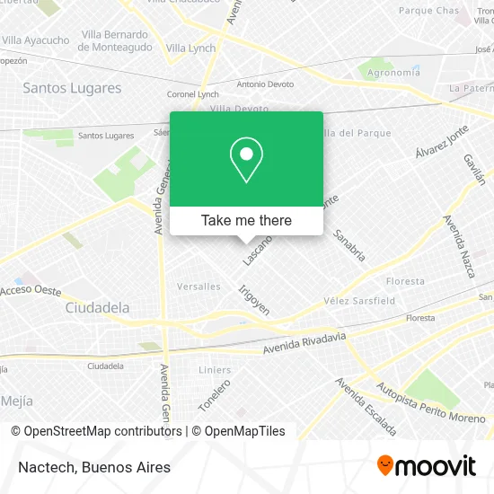 Nactech map