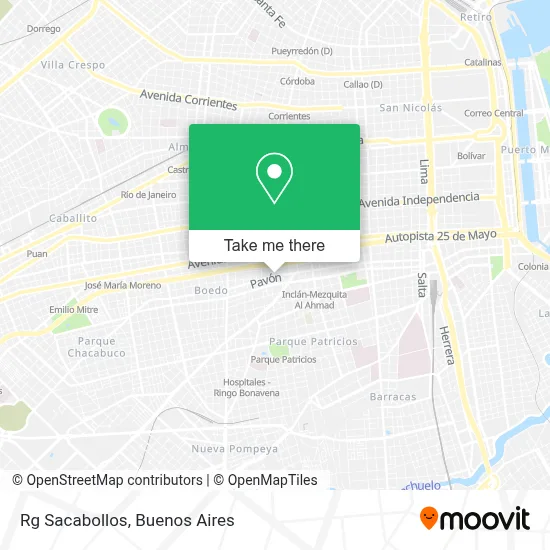 Rg Sacabollos map