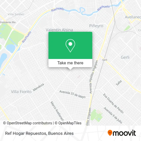 Ref Hogar Repuestos map