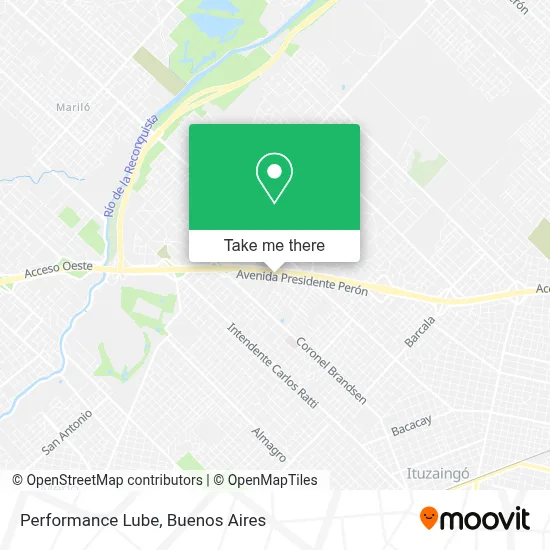 Performance Lube map