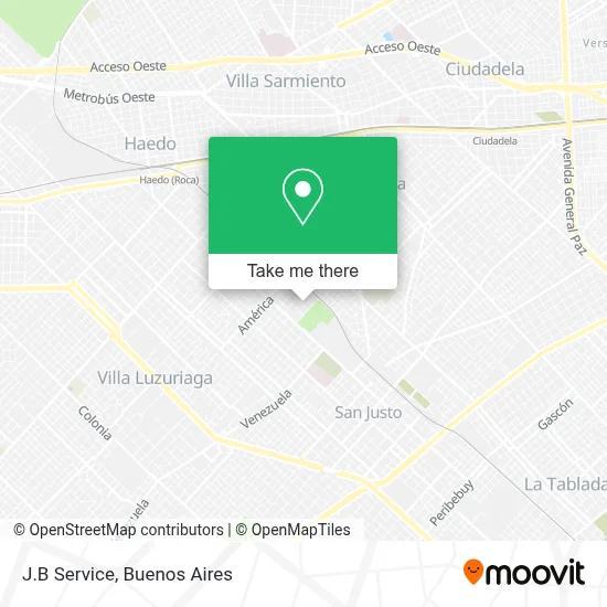 J.B Service map