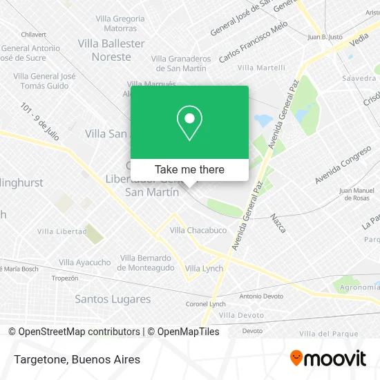 Targetone map