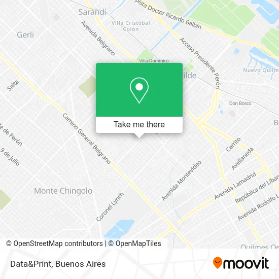 Data&Print map