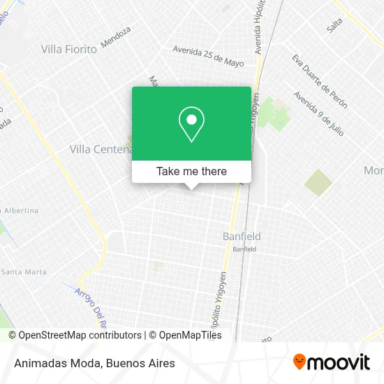 Animadas Moda map