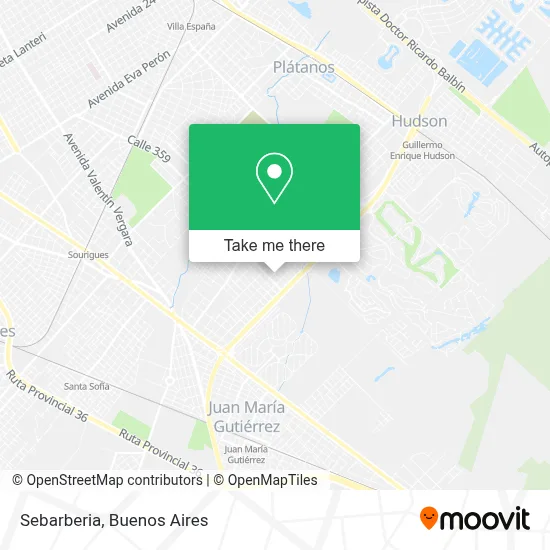 Sebarberia map