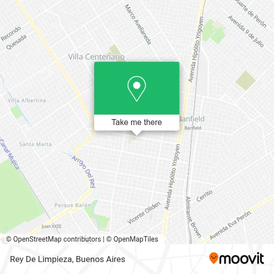 Rey De Limpieza map