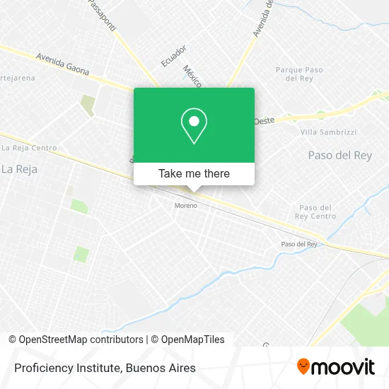 Proficiency Institute map