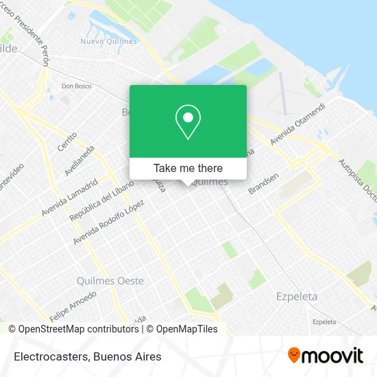 Electrocasters map