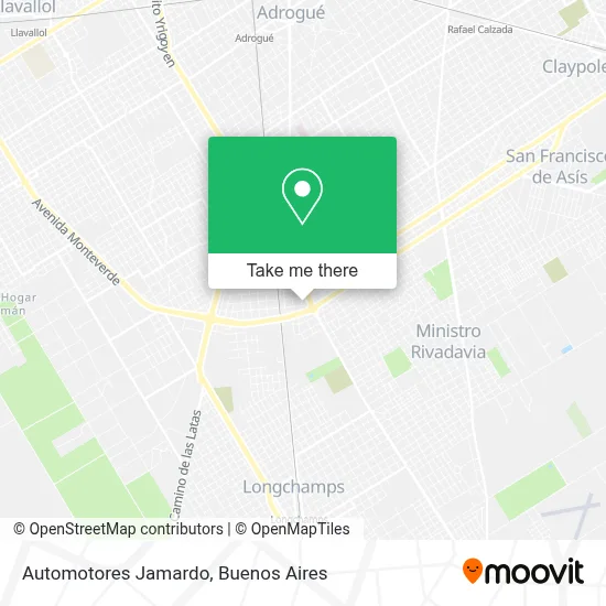 Automotores Jamardo map