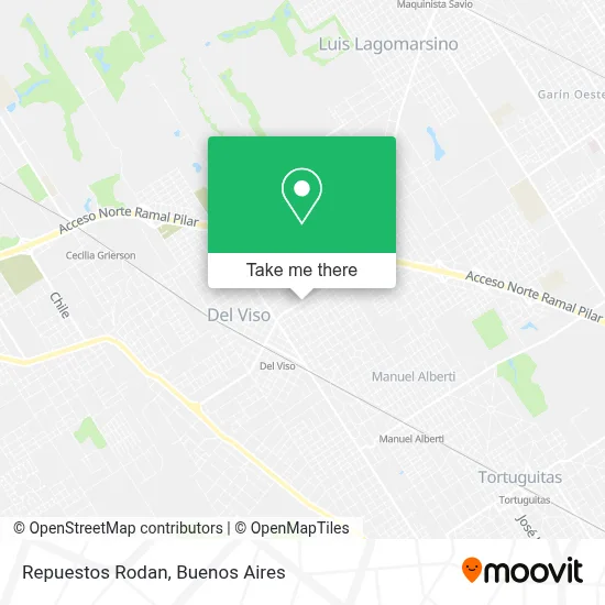 Repuestos Rodan map