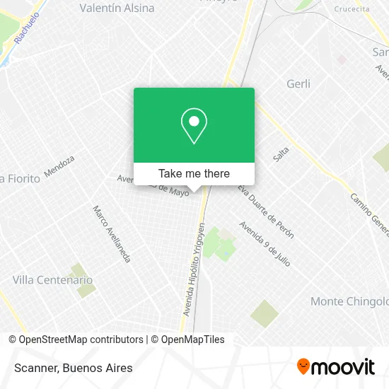 Scanner map