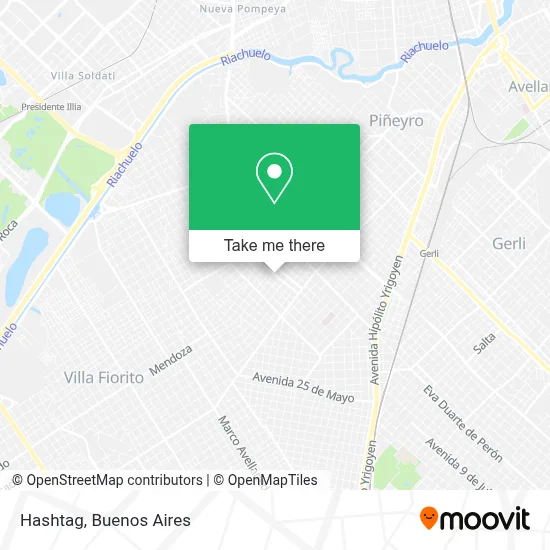 Hashtag map