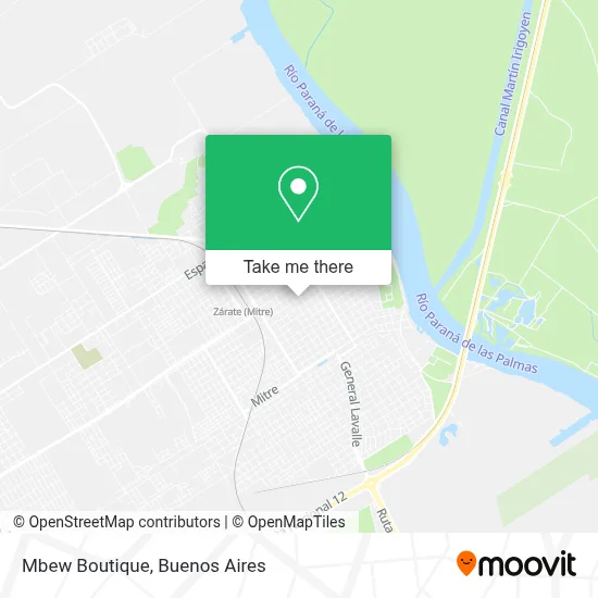 Mbew Boutique map