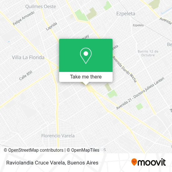 Raviolandia Cruce Varela map