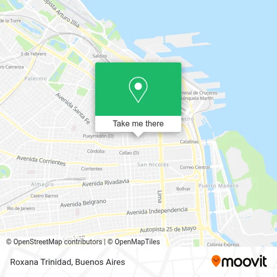 Roxana Trinidad map