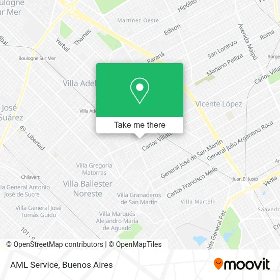 Aml Service map