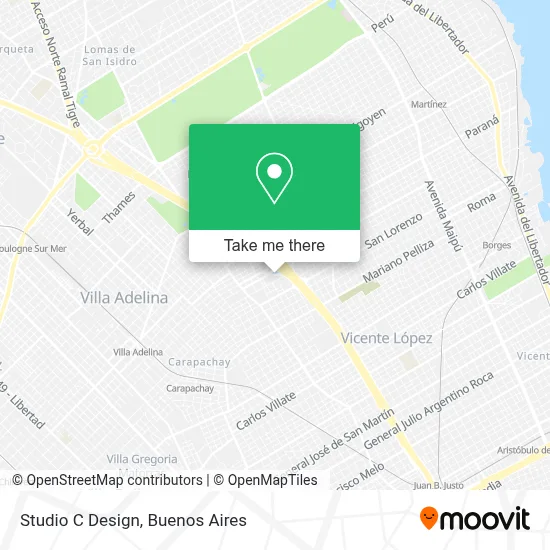 Studio C Design map