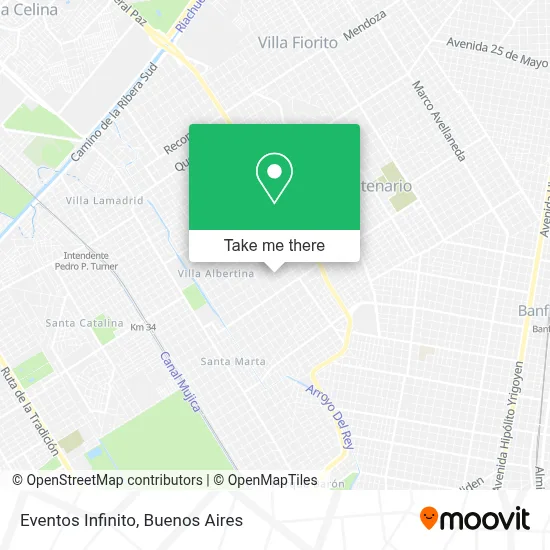 Eventos Infinito map