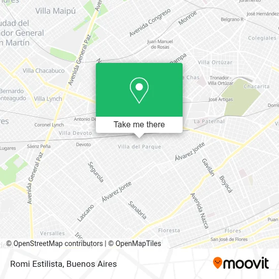 Romi Estilista map
