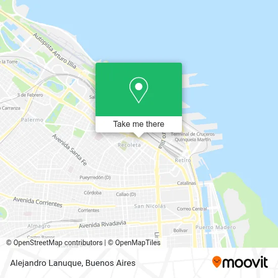Alejandro Lanuque map