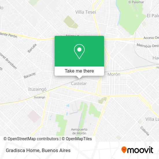 Gradisca Home map