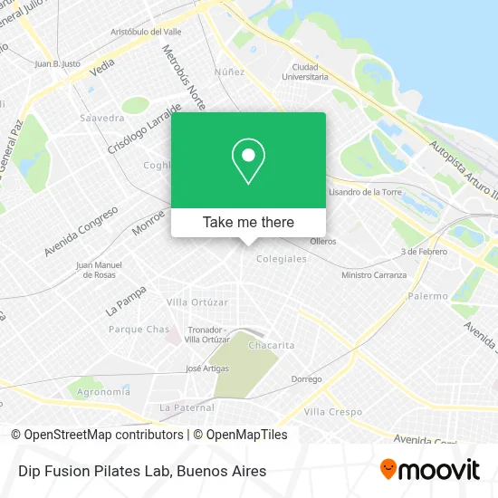 Dip Fusion Pilates Lab map