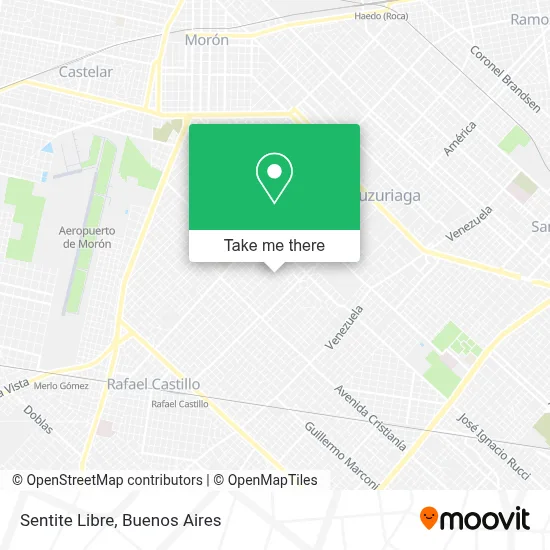 Sentite Libre map