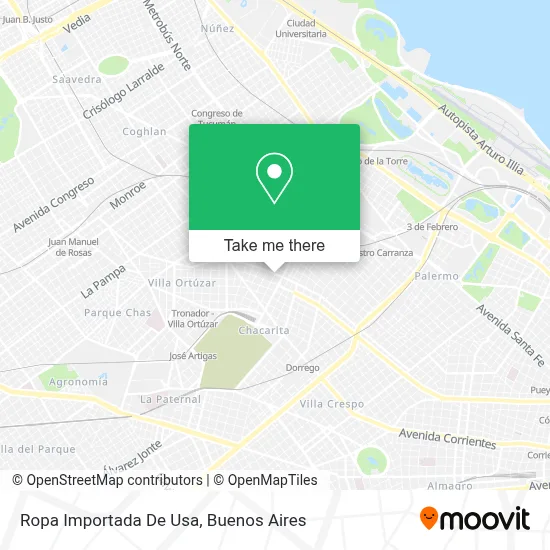 Ropa Importada De Usa map