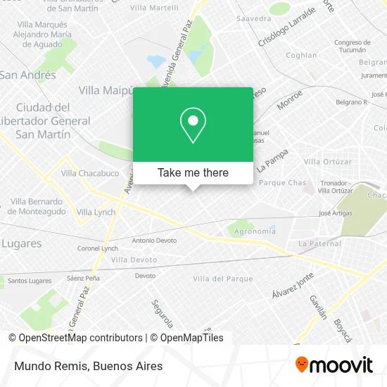 Mundo Remis map