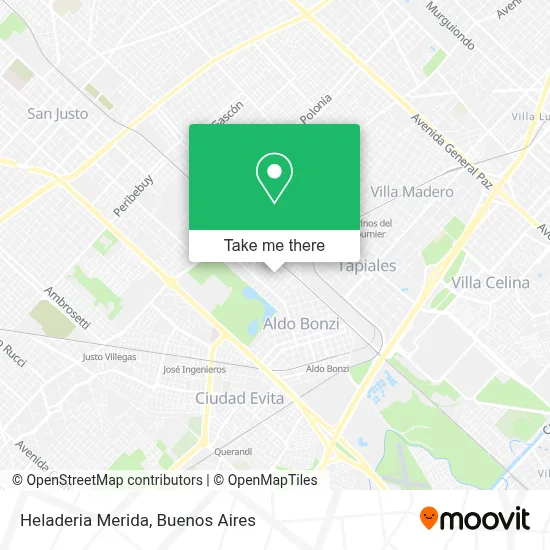 Heladeria Merida map