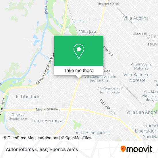 Automotores Class map