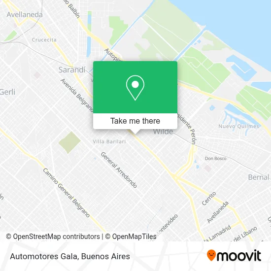 Automotores Gala map