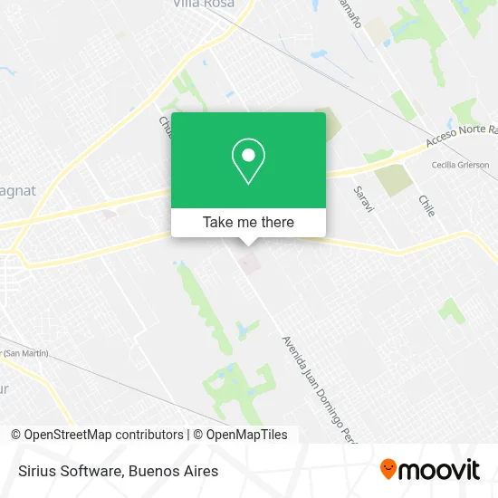 Sirius Software map
