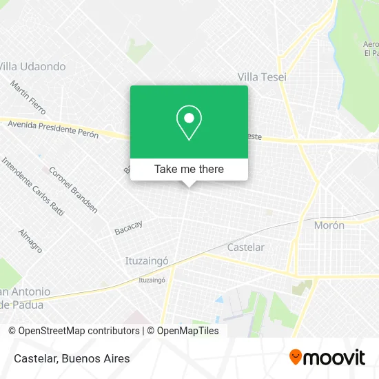 Castelar map