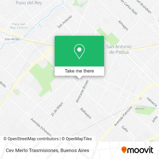 Cev Merlo Trasmisiones map