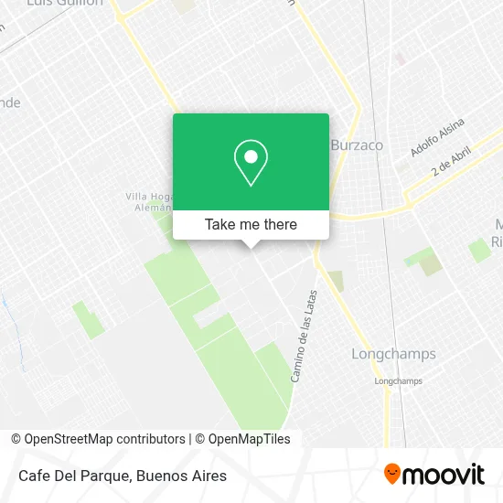 Cafe Del Parque map