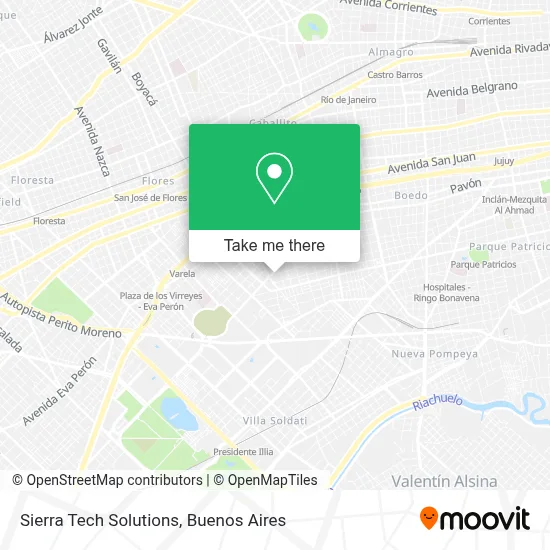 Sierra Tech Solutions map