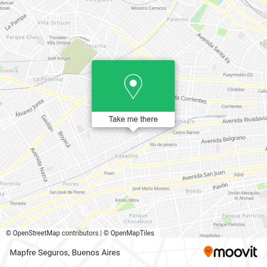 Mapfre Seguros map