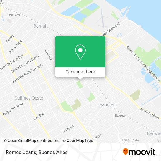 Romeo Jeans map