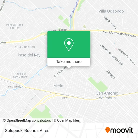 Solupack map