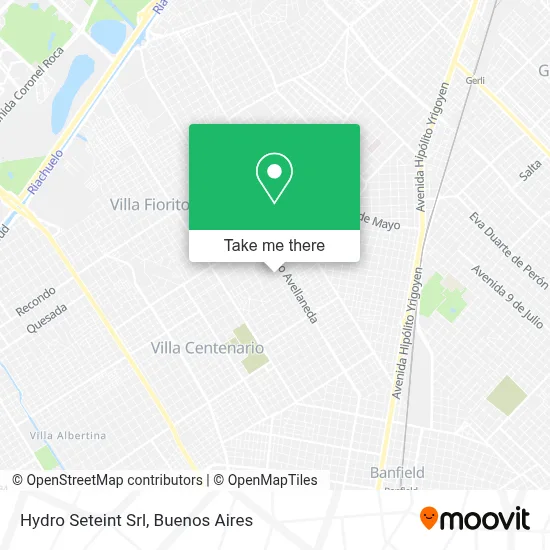 Hydro Seteint Srl map