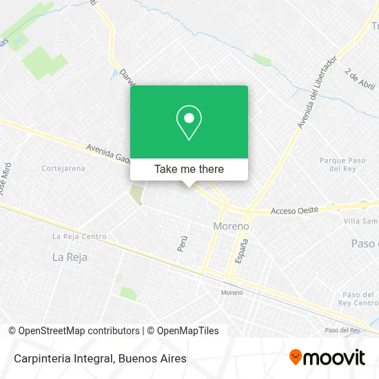 Carpinteria Integral map
