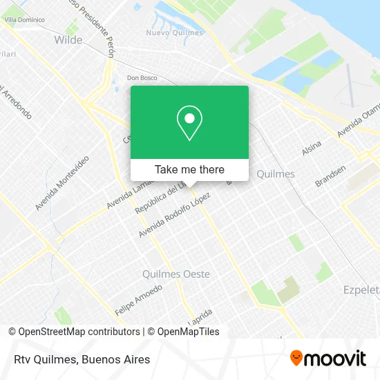 Rtv Quilmes map